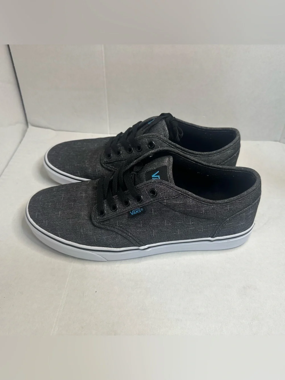 Vans Atwood Fashion Low Charcoal Grey Black Skate Men's US Size 10